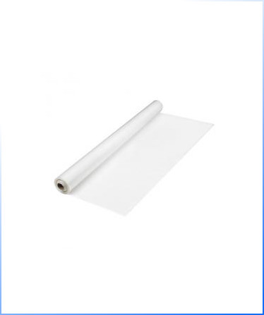 Vapour Barrier Products – a roll of white paper partially unrolled on a plain white background.