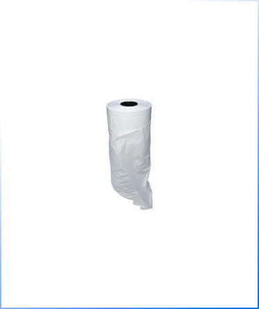 PTO Bags – a single large roll of white tissue paper or paper towel standing upright against a plain white background.